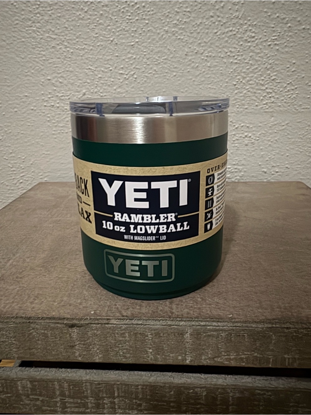 YETI 10 oz Lowball Black Forest Green